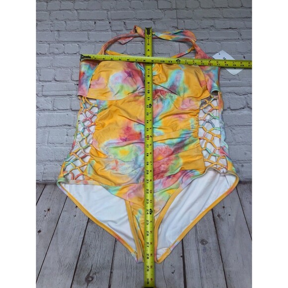 New Meet Curve Tie-Dye One Piece Swimsuit XXXL - Picture 2 of 12